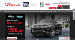 Desktop Screenshot of hubertvestertoyota.com